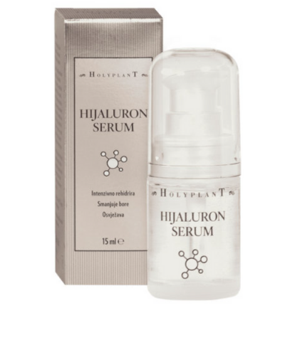 Serum za lice s hijaluronskom kiselinom koji intenzivno rehidrira, smanjuje bore i osvježava.