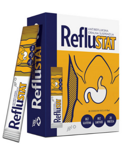 Reflustat predstavlja revolucionarnu novost u terapiji žgaravice. Sadrži prirodne sastojke, djeluje brzo i ima dugotrajan učinak.